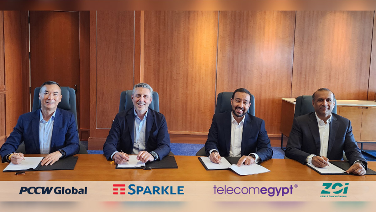 Telecom leaders from PCCW Global, Sparkle, Telecom Egypt, and ZOI sign AAE-2 subsea cable partnership