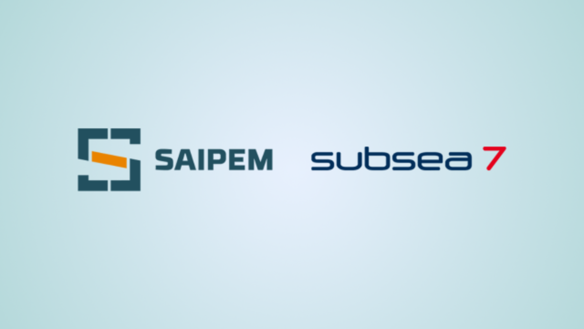 Saipem and Subsea7 logos illustrating planned offshore engineering merger