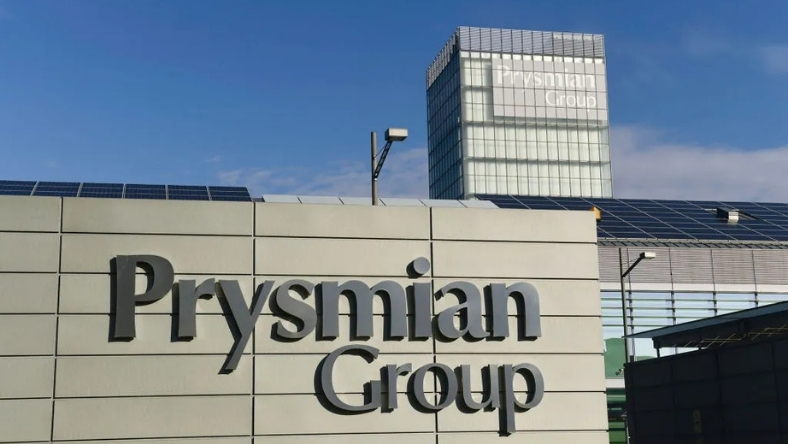 Prysmian Group signage on building exterior